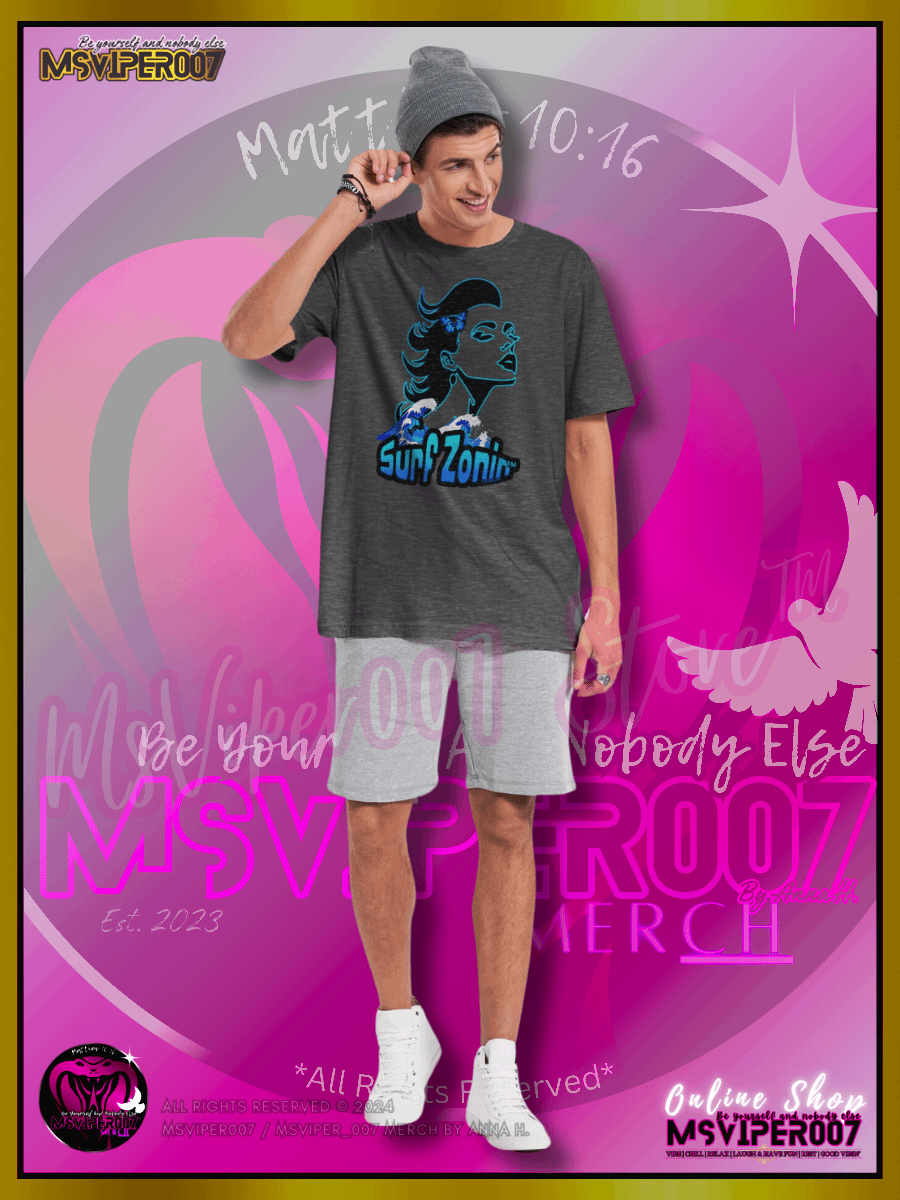 T-Shirt - MsViper007's "Surf Zonin™ [h2O oasis blue]" Comfort T-shirt By Anna H. product image (7)
