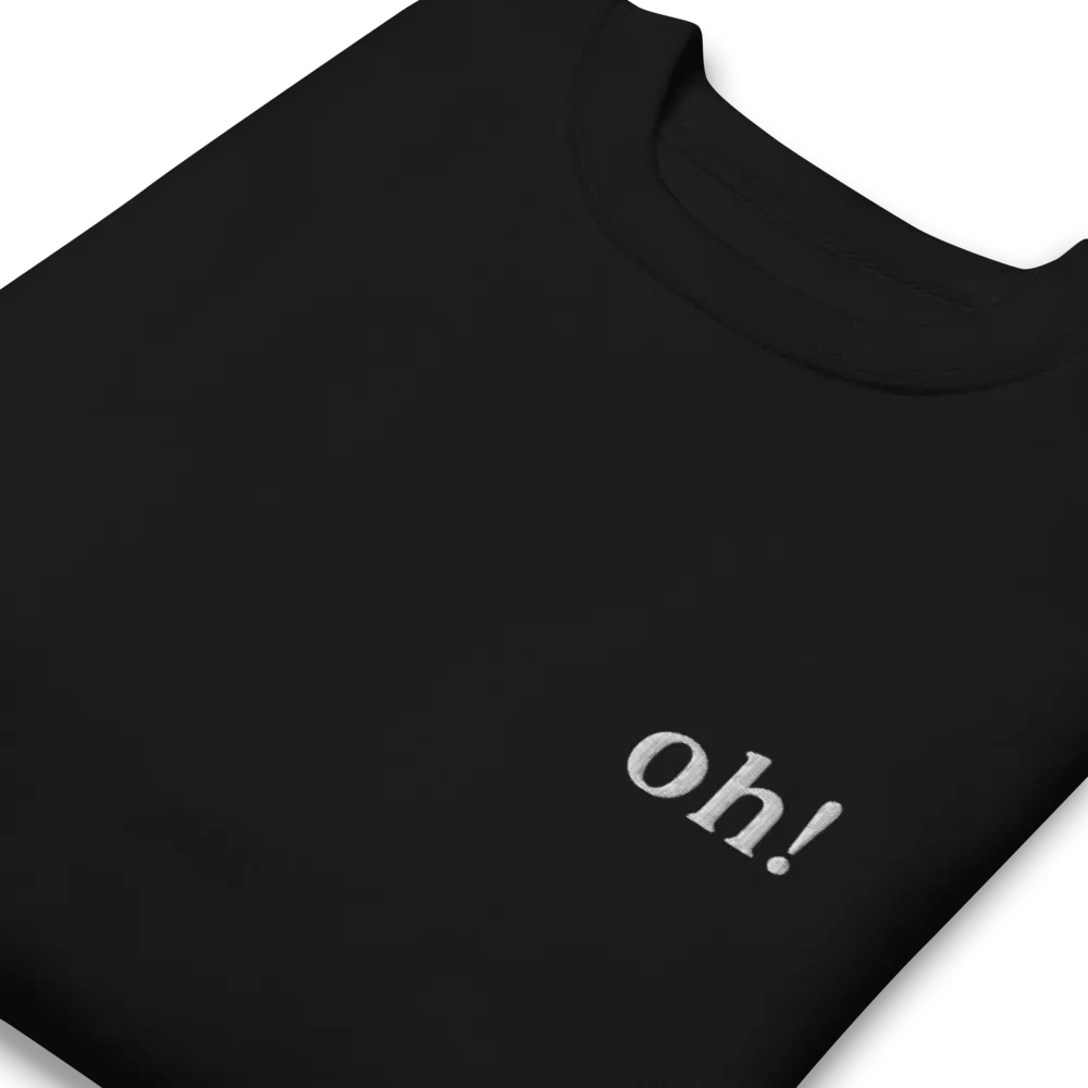 Oh! Embroidered Sweatshirt product image (5)