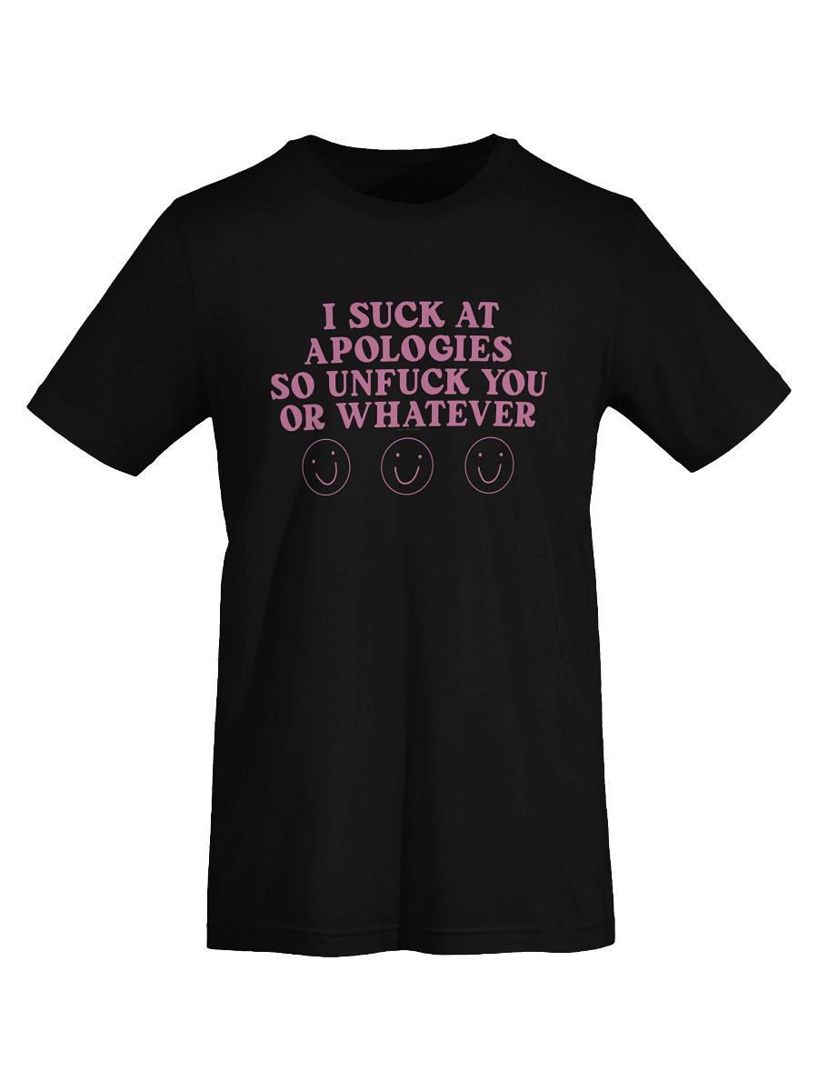 [BJ Designs] Suck Apologies Unisex Graphic Tee product image (7)