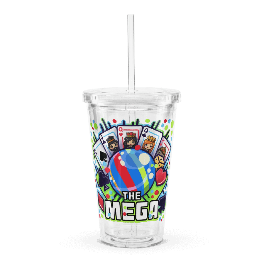 The Mega - Double Wall Clear Plastic Tumbler product image (3)