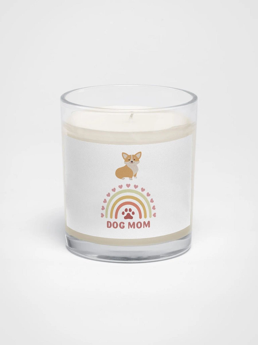 Rainbow Corgi Dog Mom Soy Wax Candle product image (1)