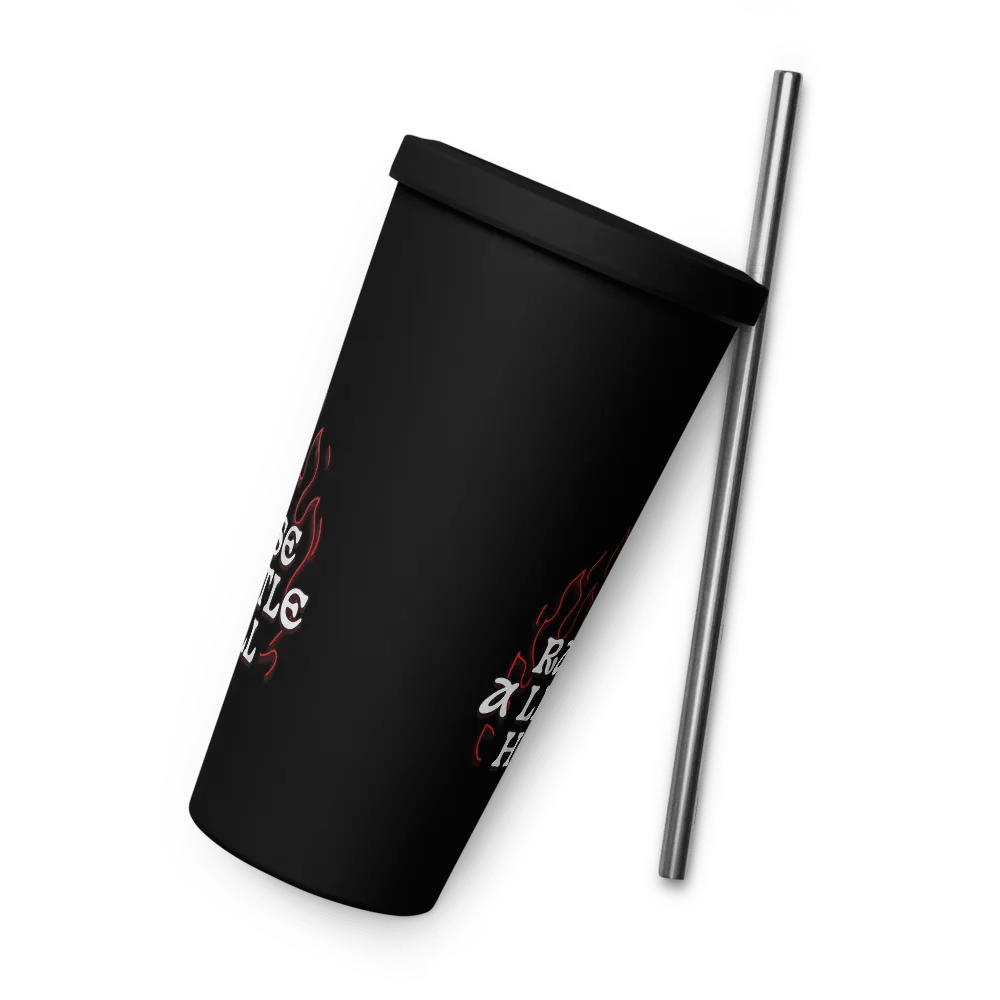 Raise a Little Hell INSULATED TUMBLER WITH A STRAW product image (7)