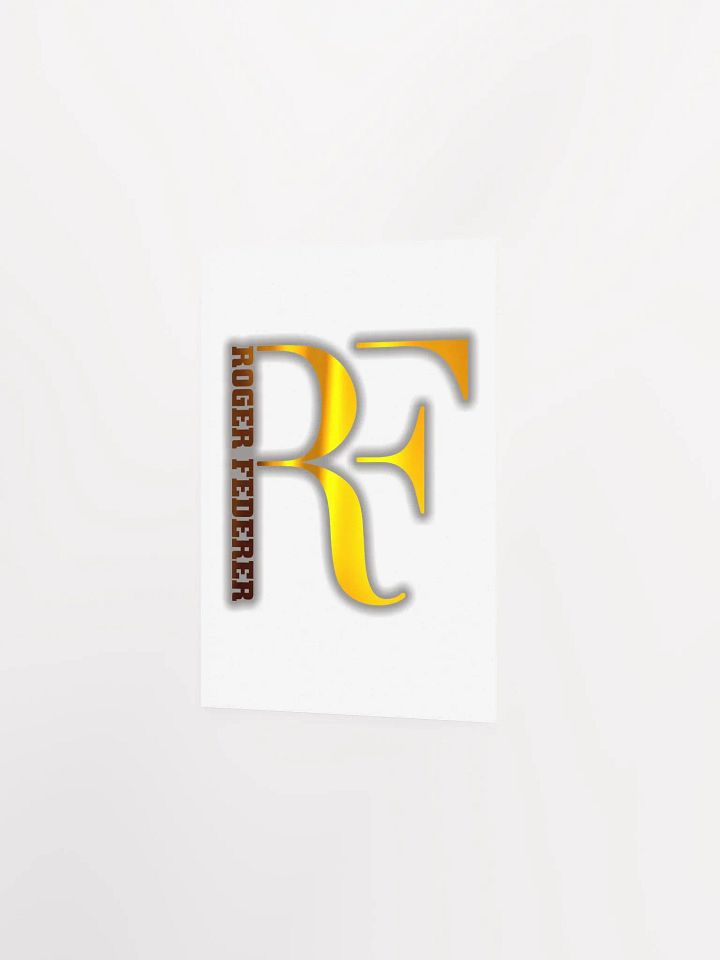 Roger Federer Gold Logo Poster product image (17)