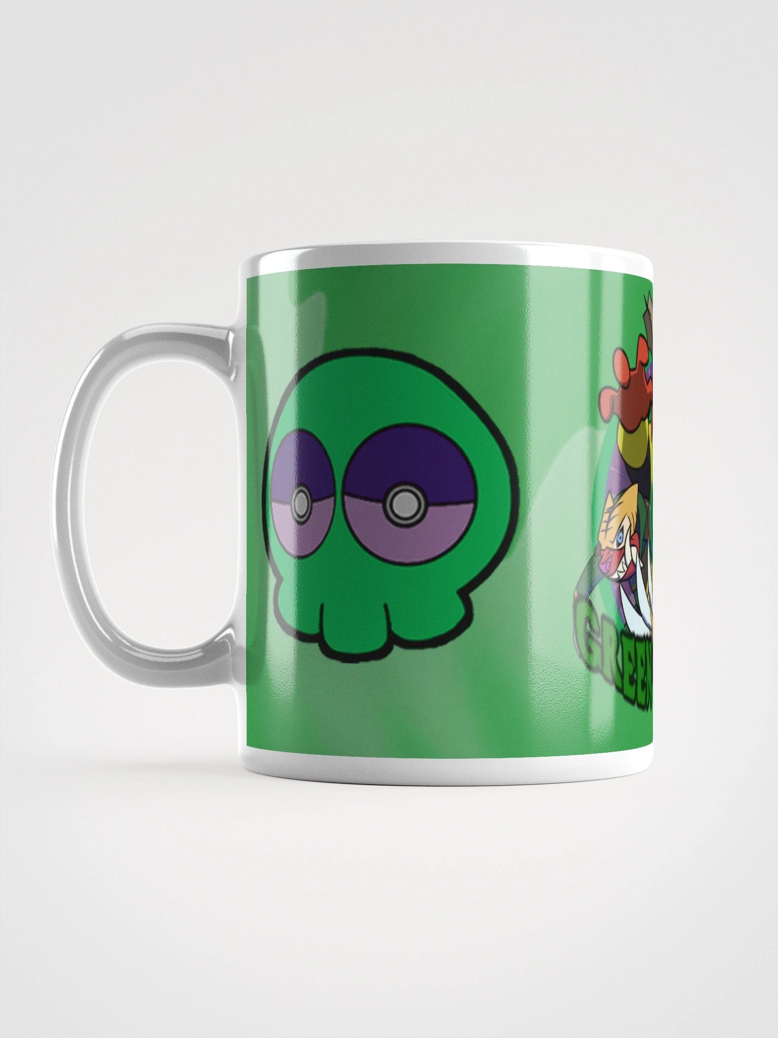 Green Villain White Mug! product image (16)