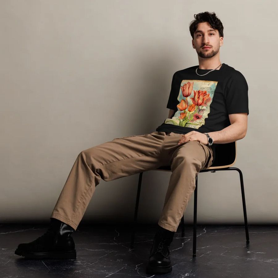 Vintage Tulip Tshirt product image (3)