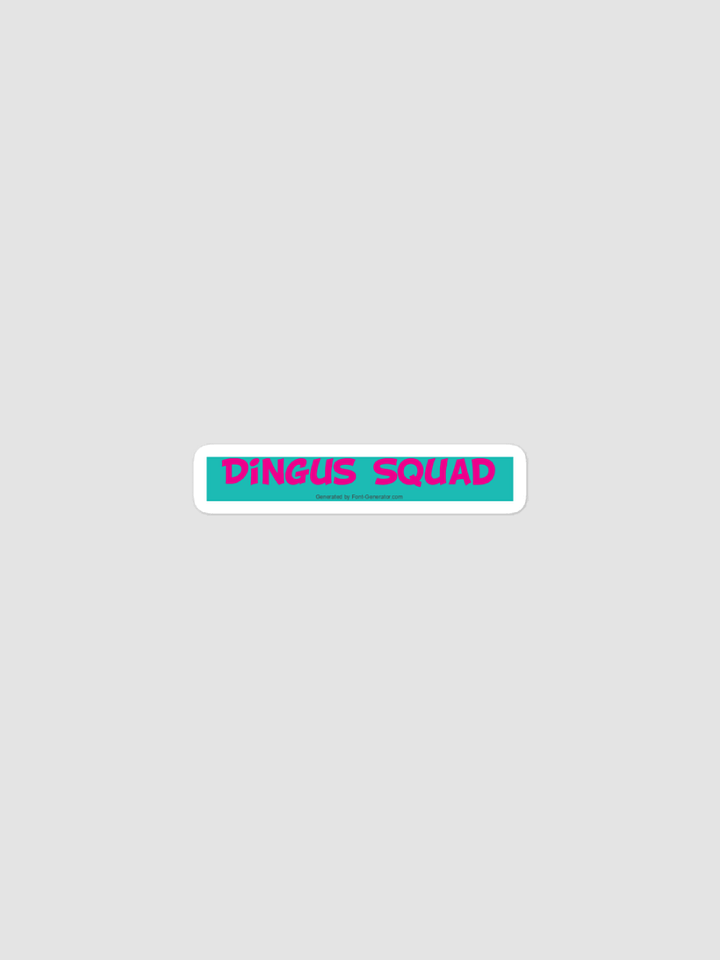 Dingus Squad Teal and Pink Sticker product image (1)