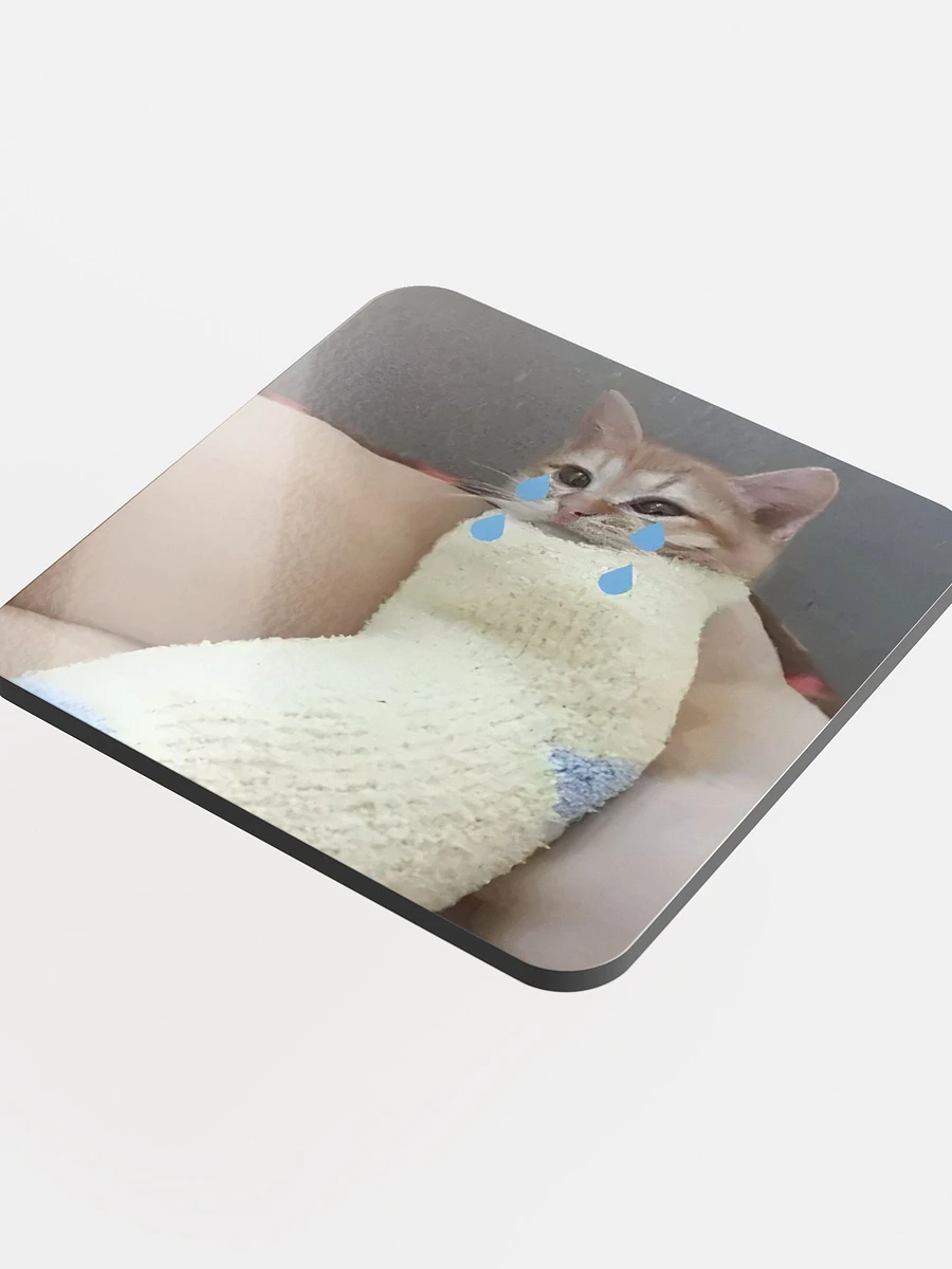 Glossed Cork Coaster: Meme Cats product image (4)