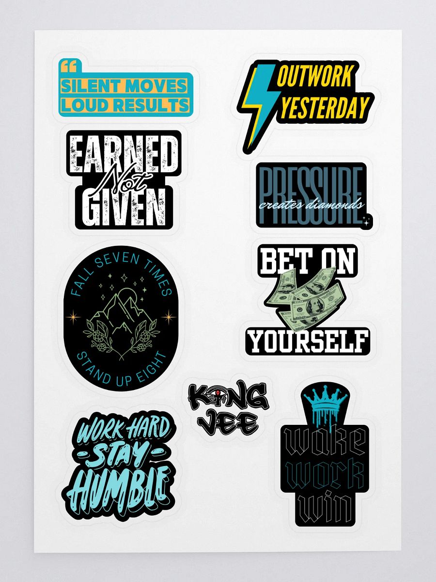 Motivational Quote Sticker Sheet 1 product image (3)
