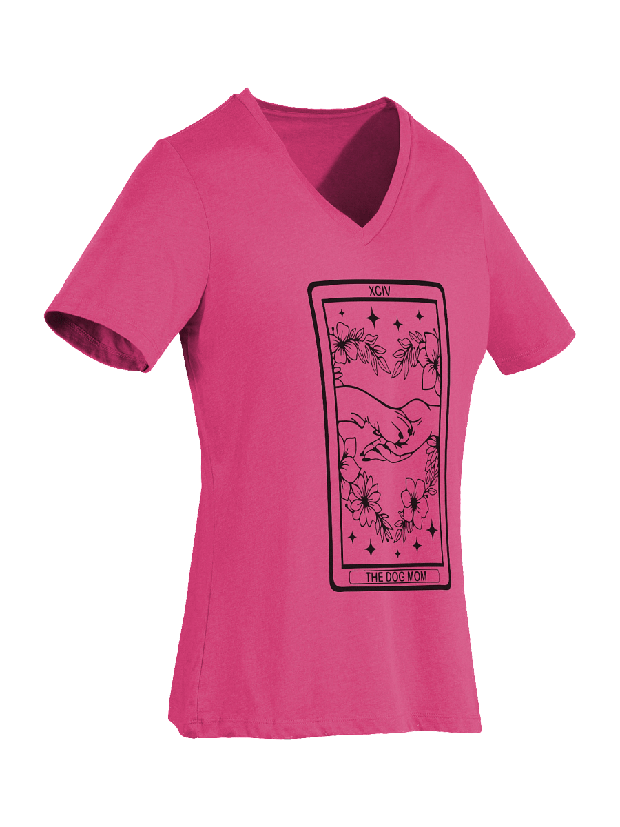 🌙 “V-Neck Dog Mom Tarot Tee” product image (5)