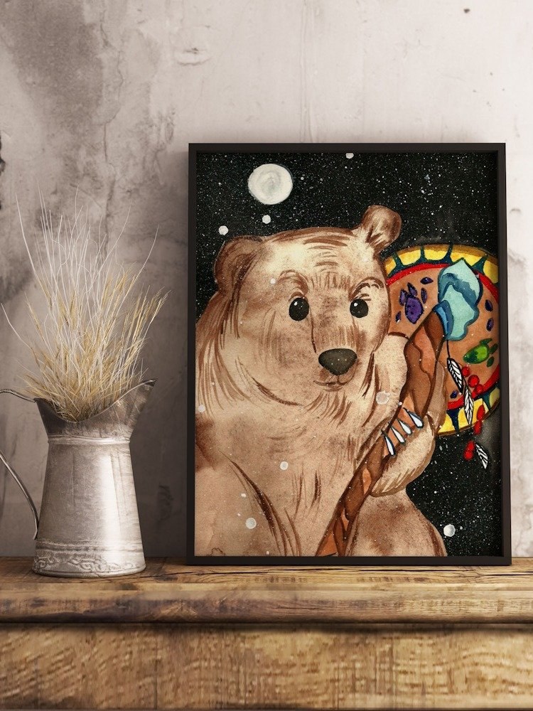 Bear Shaman Art Print product image (19)
