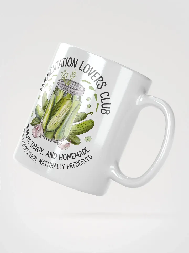 Fermentation Lovers Club White Glossy Mug product image (2)