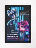 AI Art Poster + Text Framed product image (3)