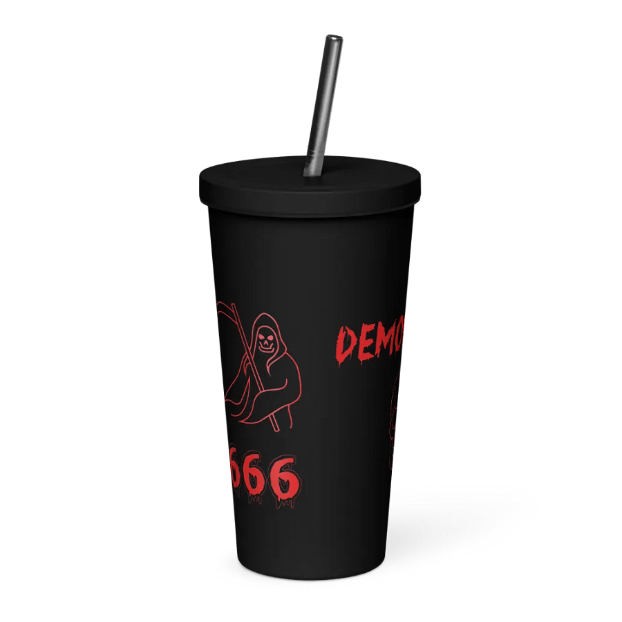 Insulated Tumbler with a Straw product image (4)