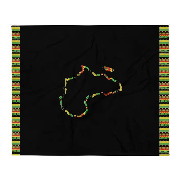 Colourful Outline Fuzzy Blanket (Top & Bottom) product image (1)