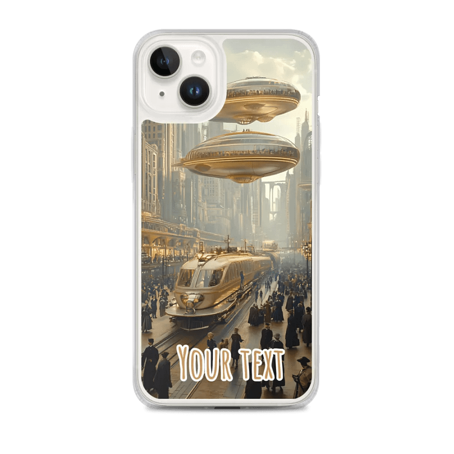 Futuristic Cityscape of 1930 iPhone® MagSafe® Case product image (1)