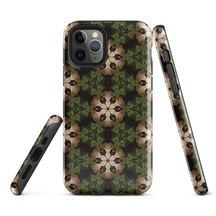 Tough Phone Case for iPhone® - Abstract Fungi Geometric Pattern product image (1)