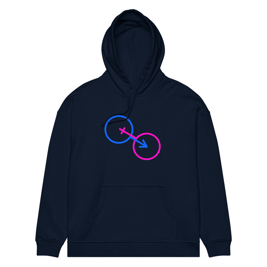 Straight Male & Female Harmony Organic Hoodie product image (2)