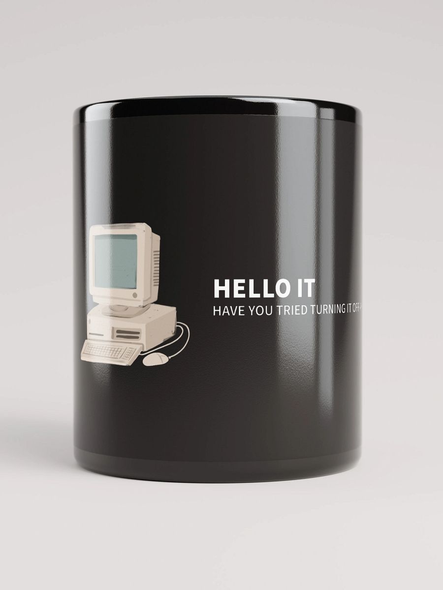 “Have You Tried Turning It Off and On Again?” Retro Computer Setup Mug product image (10)