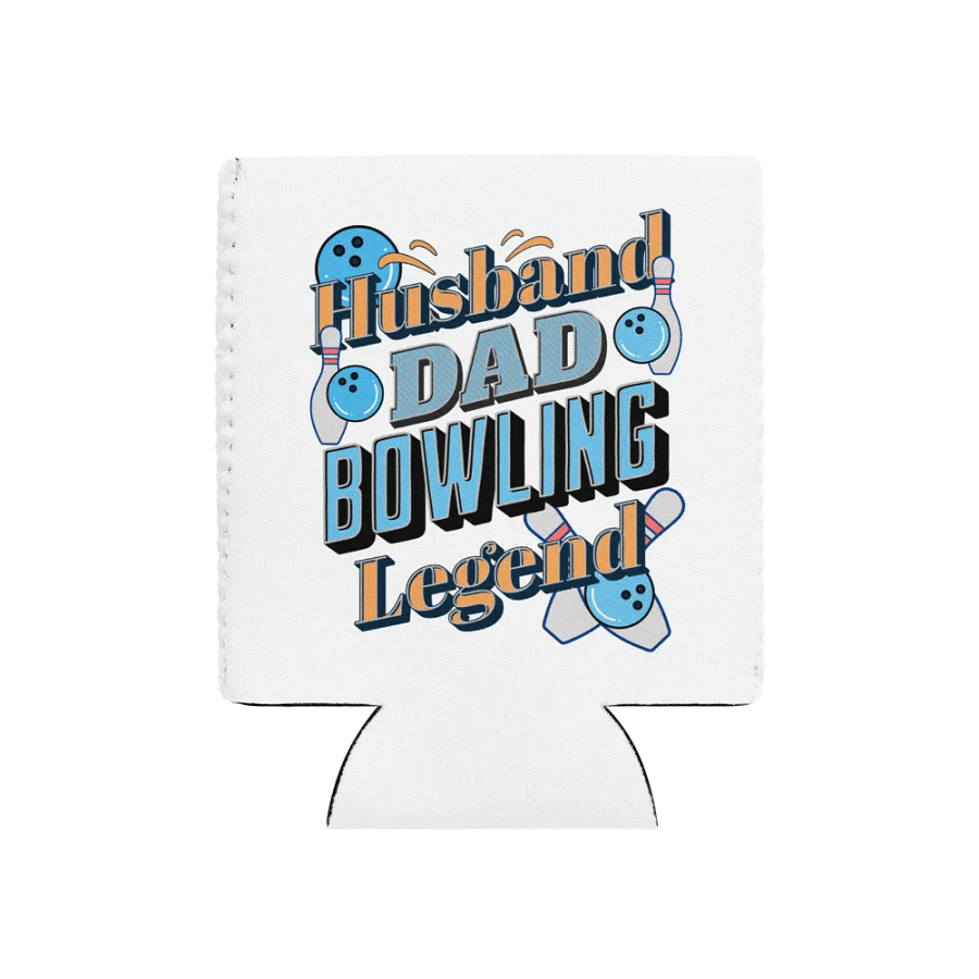 Husband Dad Bowling Legend Can Cooler product image (1)