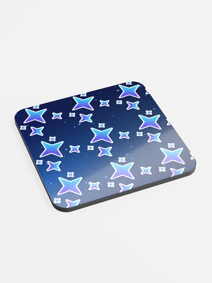 Starry Night Glossed Cork Coaster product image (2)