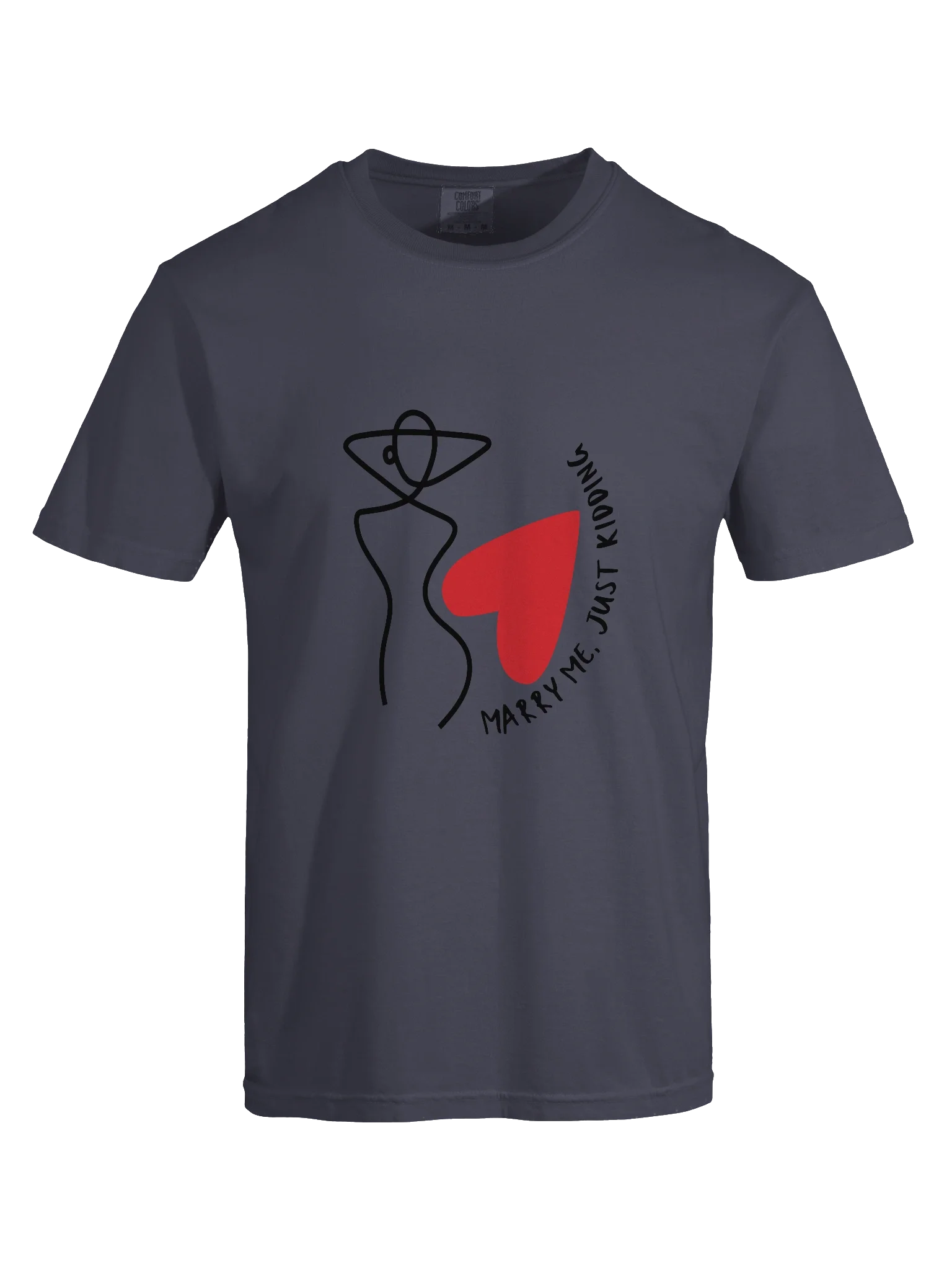 Marry Me, Not Really Heavyweight T-Shirt product image (96)