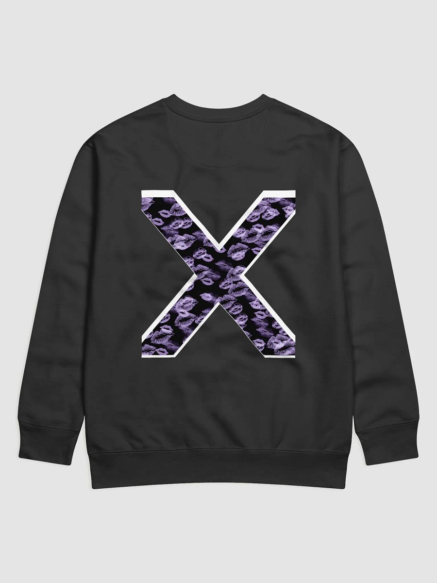 Black X Lilac Lipstick Kisses Crewneck product image (19)