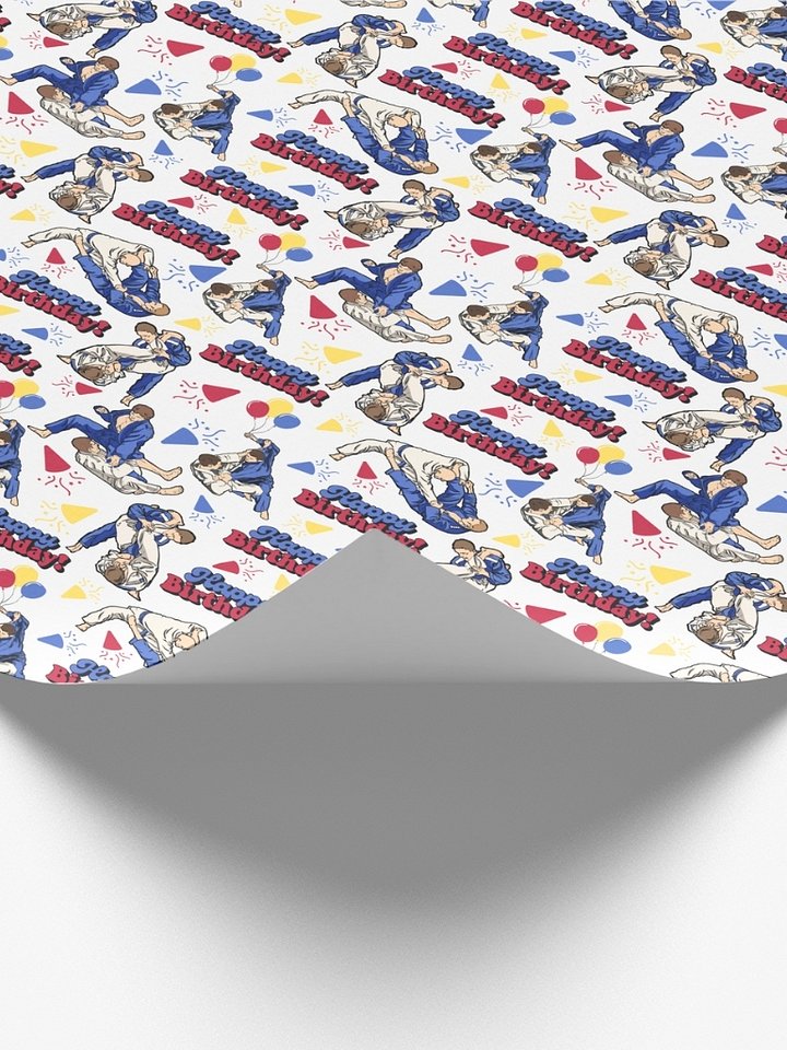 Jiu Jitsu Birthday Wrapping Paper product image (2)