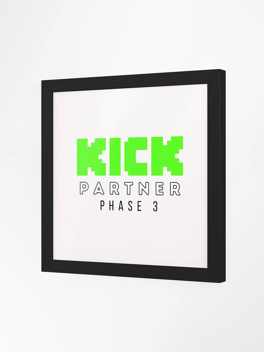 Framed Phase 3 Sign product image (2)
