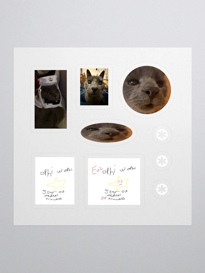 Ophi Wophi Sticker Sheet product image (1)