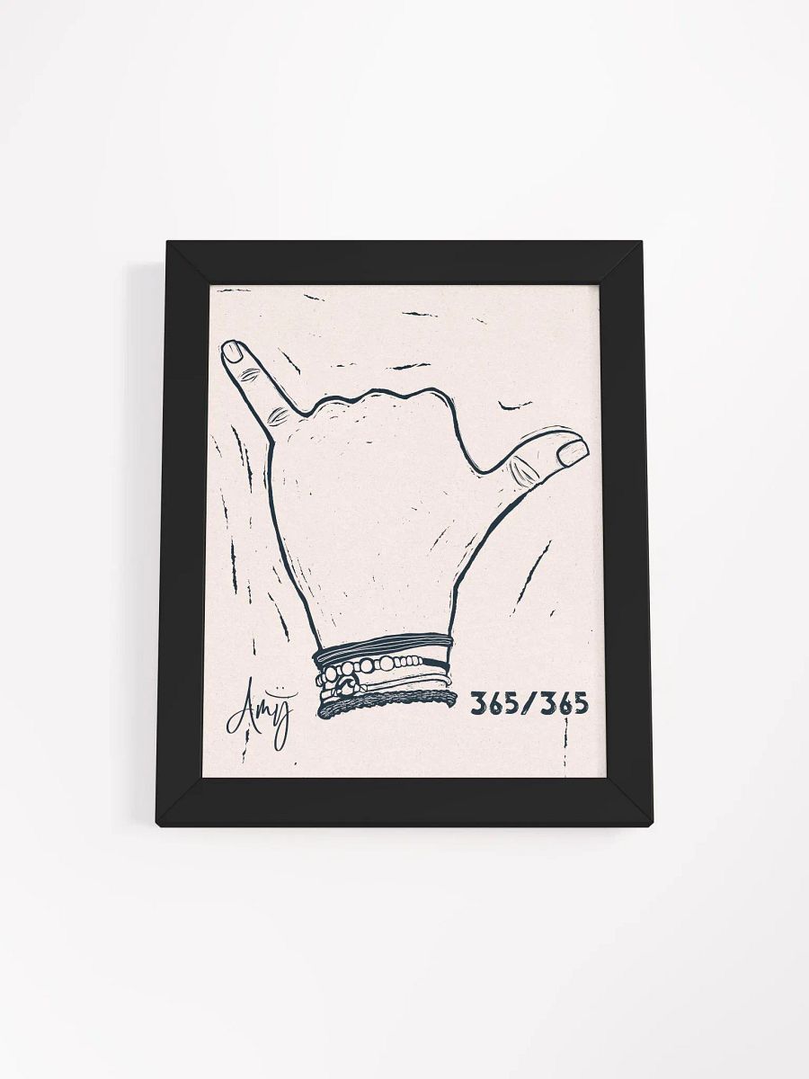 Linocut Hang Loose Art product image (7)