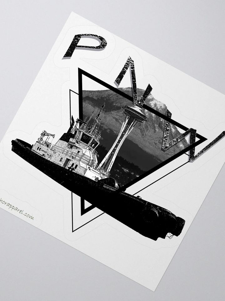 Tug Response Triangle-Mt Raine- PNW Kiss Cut Stickers product image (5)