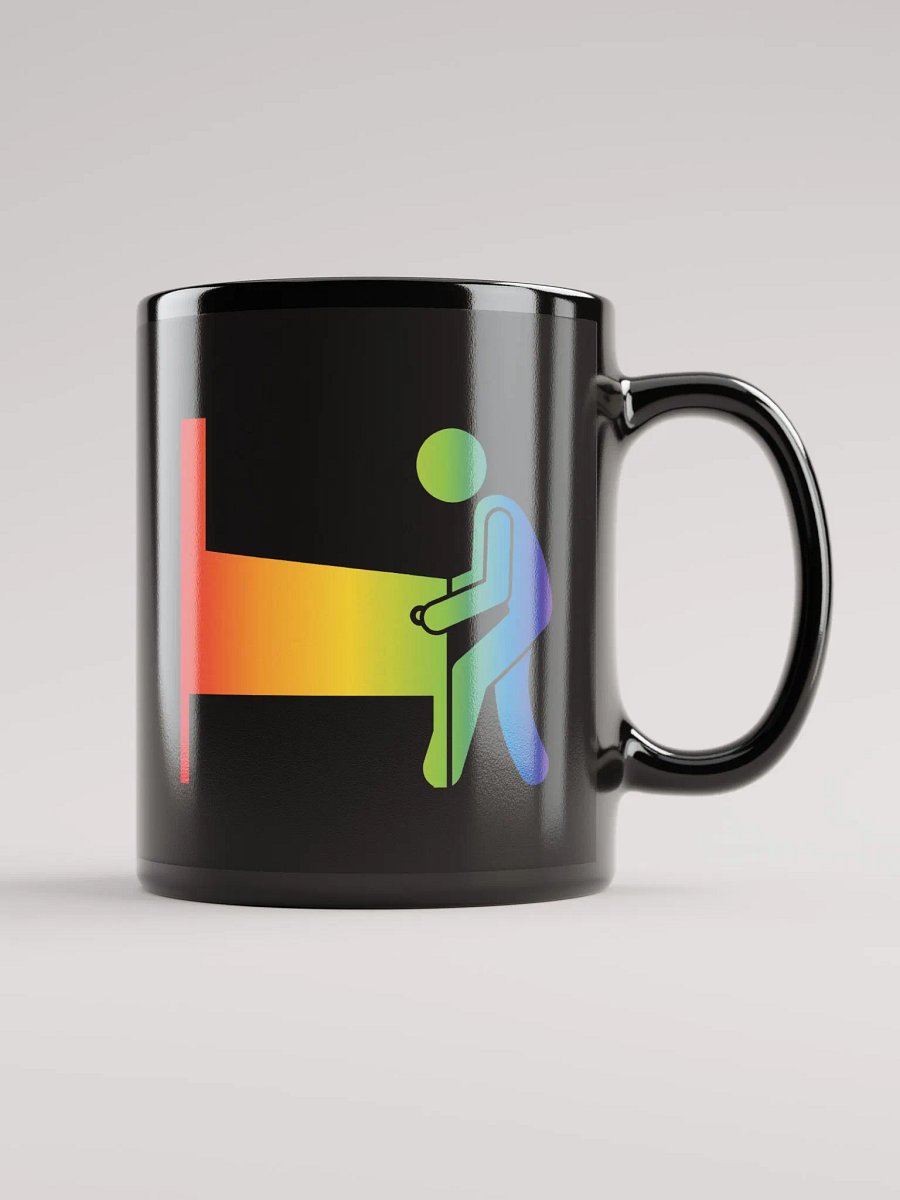 Black Rainbow Player Silhouette Mug product image (1)