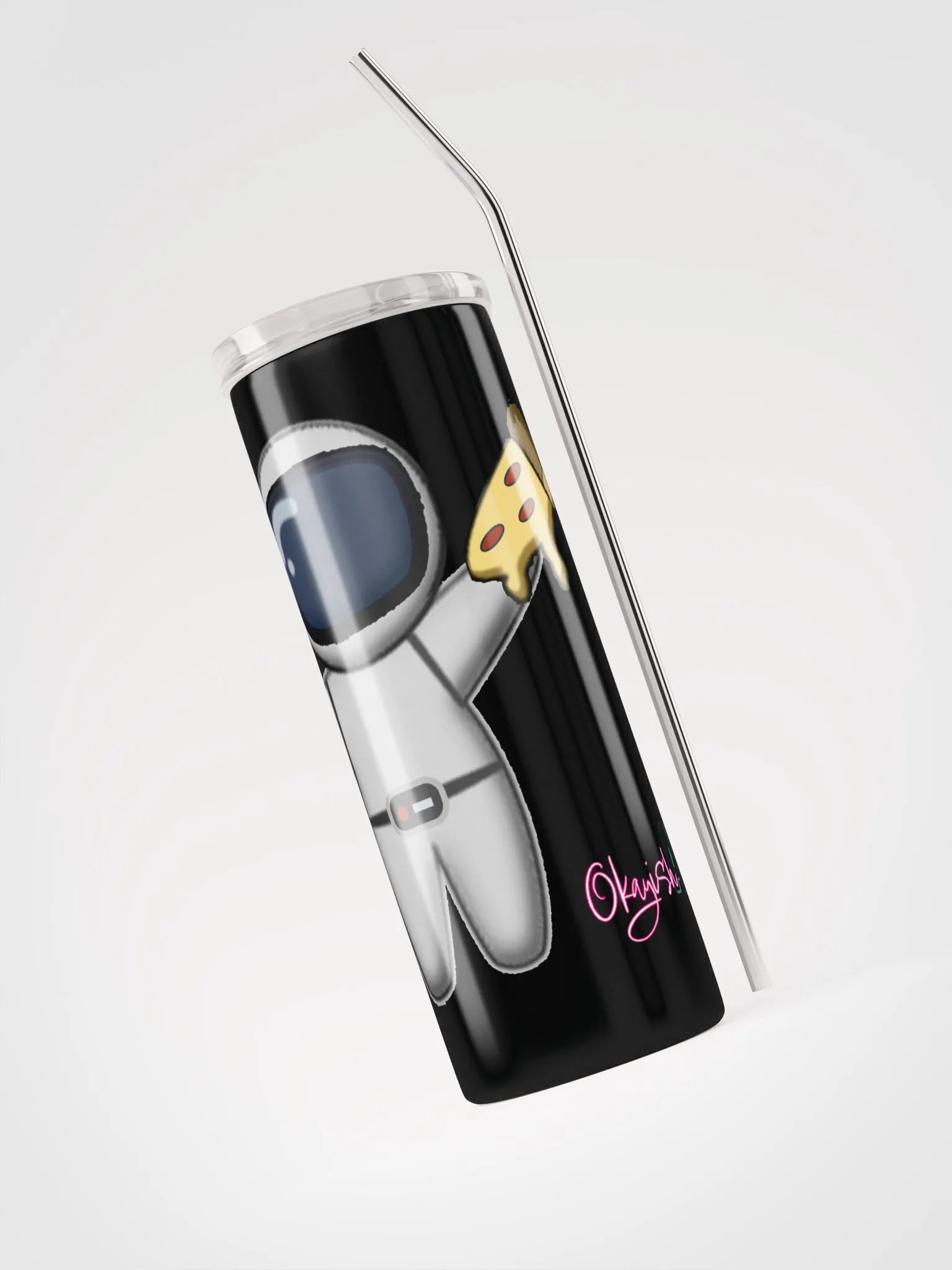 Pizzanaut Drink Bottle with Straw product image (3)