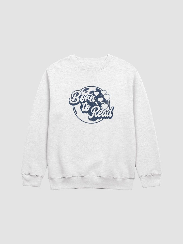 Born To Read Crewneck Sweatshirt product image (2)