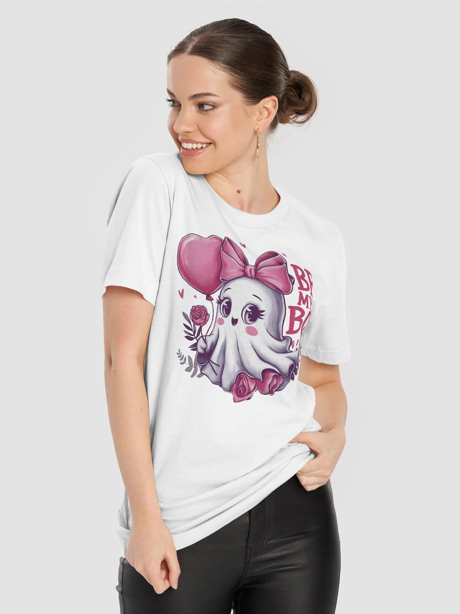 Boo-tiful Ghost Love T-Shirt product image (8)