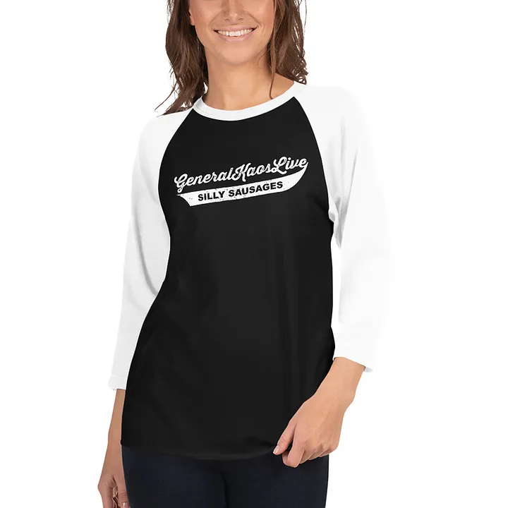 Team Silly Sausage - Baseball Team Tee (WHITE LOGO) product image (1)