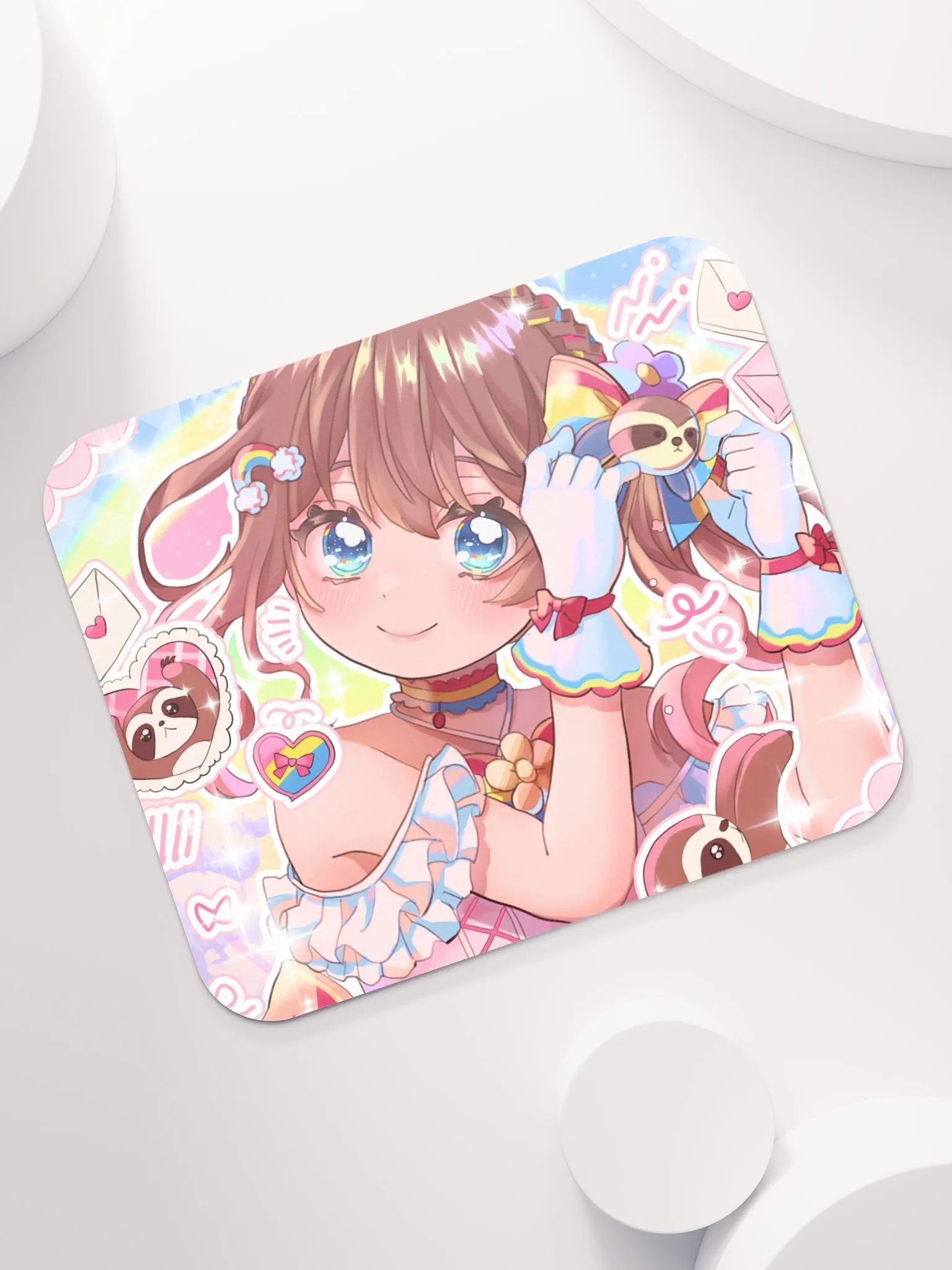 Rainbow-Colored Idol Mouse Pad product image (7)