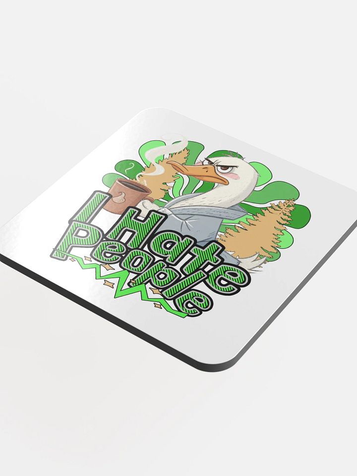 I Hate People Goose Sassy Coffee Coaster product image (1)
