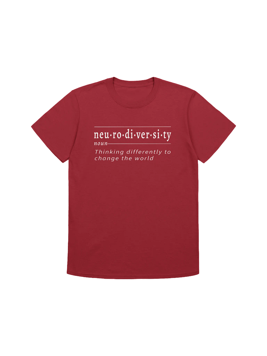 Neurodiversity Def Unisex Tee wht v2 product image (1)