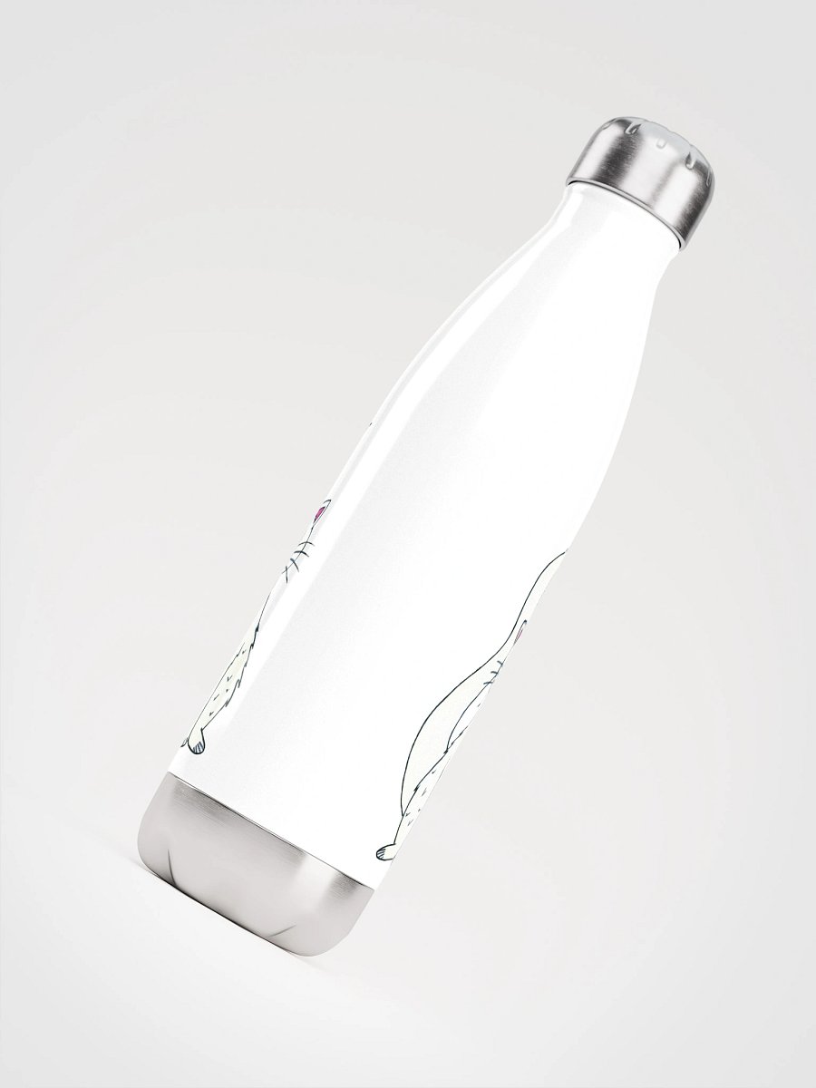 Cat (art by Dina R.) - Stainless Steel Water Bottle product image (4)