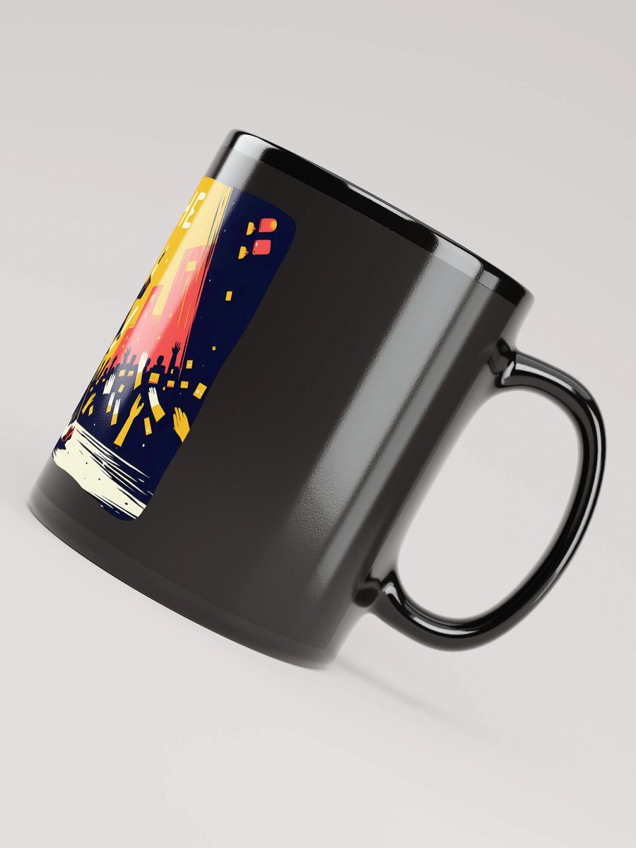 Urban Cat Concert Design | 'HEHE' Glossy Mug product image (4)