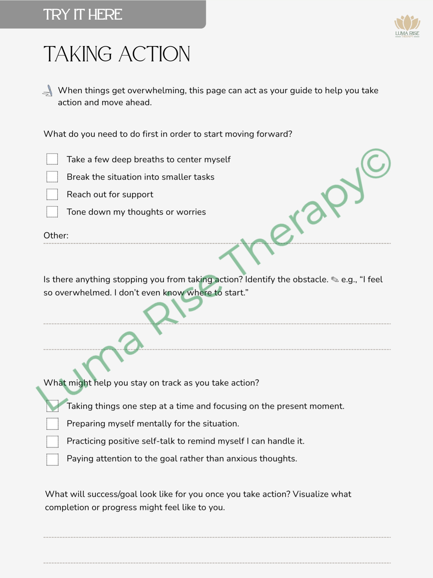 Finding Calm in Chaos: Guided Anxiety Workbook for Adults product image (11)