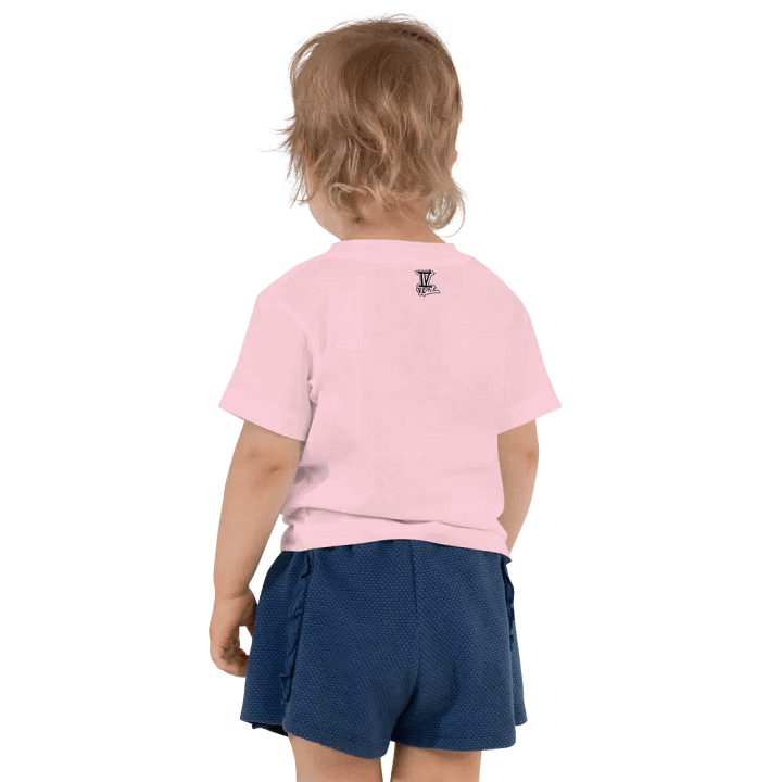 Sitting Girl Bear Bella+Canvas Toddler T-Shirt product image (2)