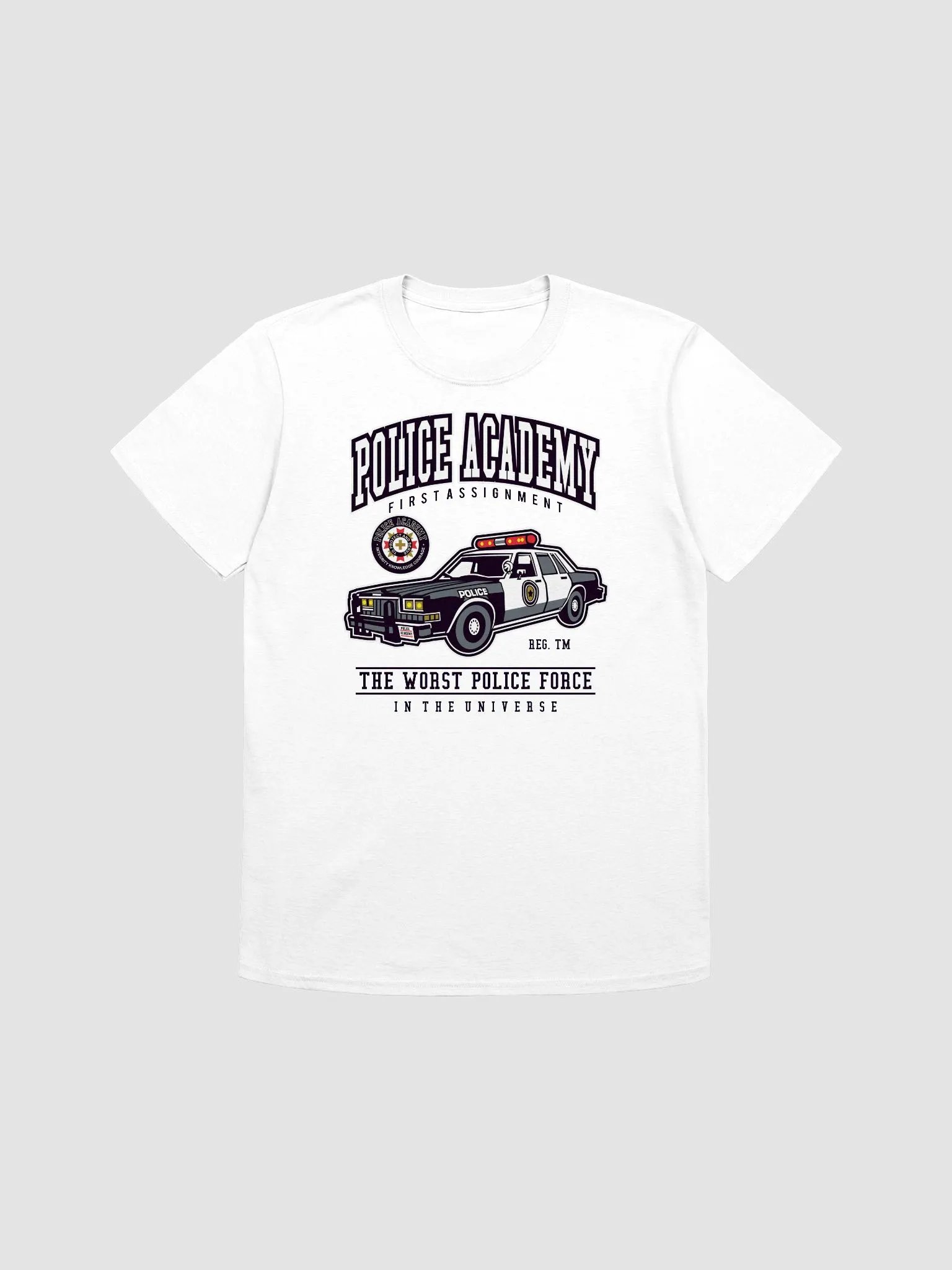 Police Academy Patrol Car Tee product image (1)
