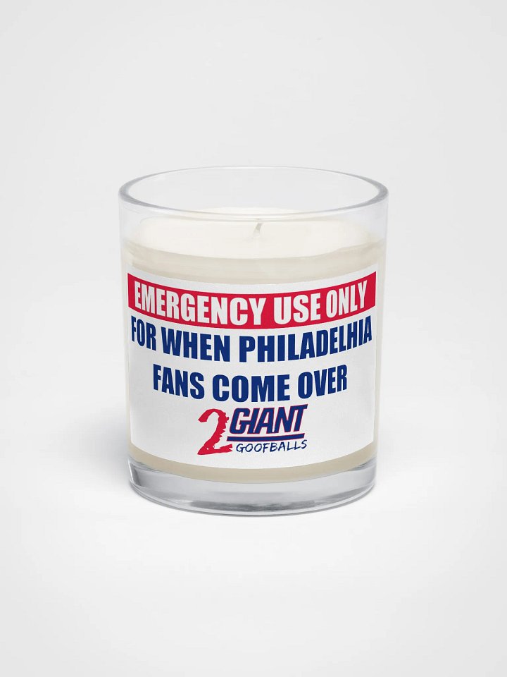 Emergency Candle - For When Philadelphia Fans Come Over product image (1)