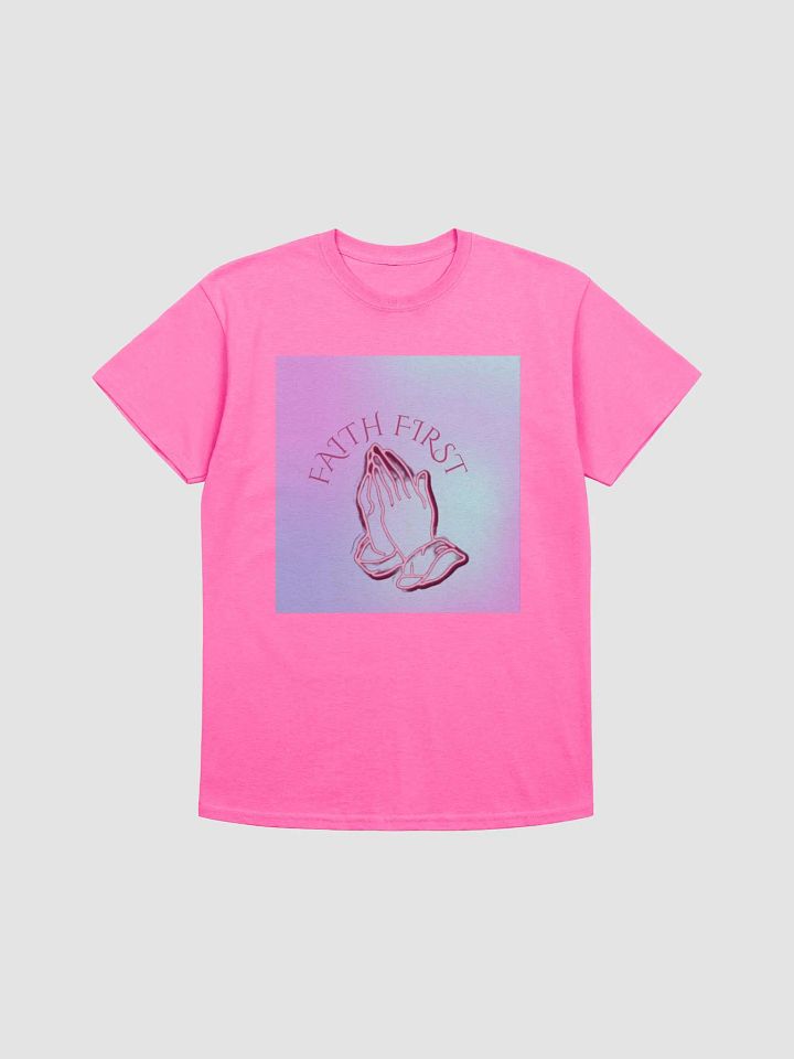 Faith first shirt (pink) product image (1)