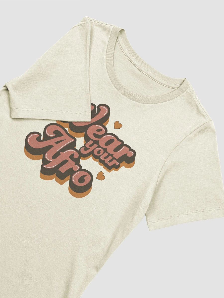Wear Your Afro Tee (relaxed fit) product image (15)