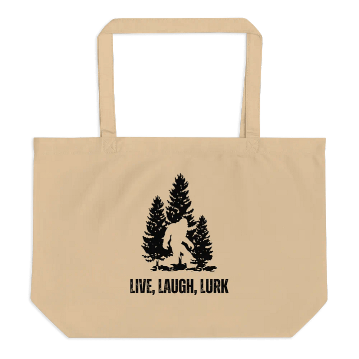 Live, Laugh, Lurk Cotton Jumbo Tote product image (1)