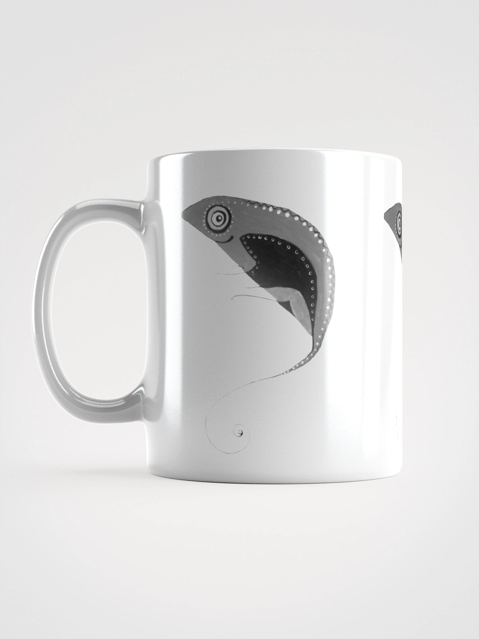Mystic Lizard Trio - White Glossy Mug product image (18)