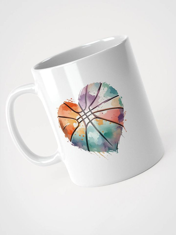 Heart Pastel Basketball Colorful Mug product image (2)